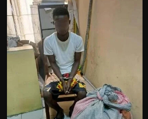 He was arrested for unlawful possession of 40 parcels of a substance suspected to be narcotic drugs