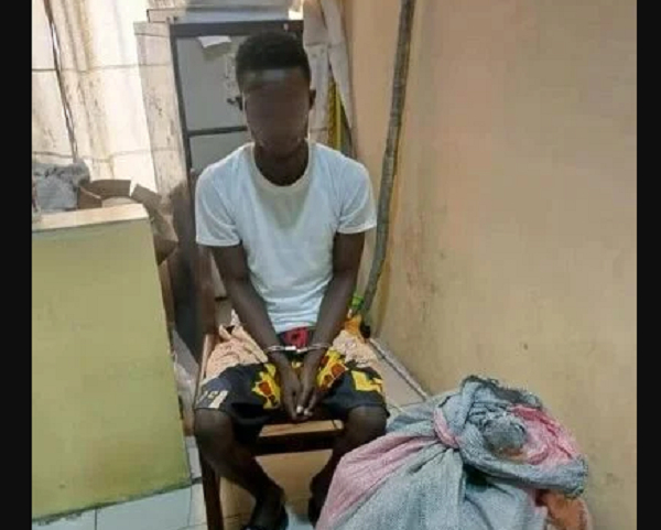 He was arrested for unlawful possession of 40 parcels of a substance suspected to be narcotic drugs