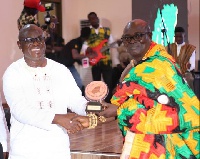 Mr. Paul Asare Ansah was awarded for exhibiting exemplary leadership in his line of work