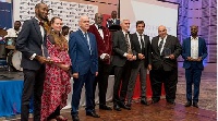 Winners of the CCIFG Awards with members of the Jury