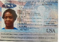 US Passport of NPP MP-elect, Adelaide Ntim