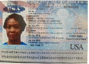 US Passport of NPP MP-elect, Adelaide Ntim