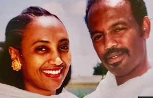 Aster Yohannes (L) and Petros Solomon (R) are the parents of Hannah Solomon Aster Yohannes (L) and Petros Solomon (R) are the parents of Hannah Solomon