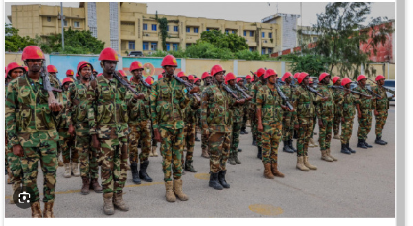 The exiting African Union mission in Somalia (Atmis) has been securing the presidential palace