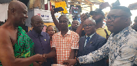 The traditional council donated GH₵200,000 towards the reconstruction of the Kantamanto Market