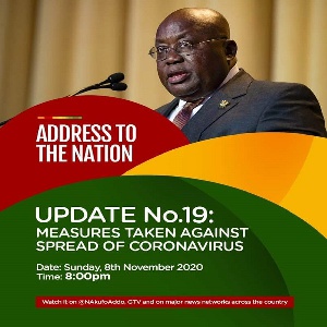 Play back: Akufo-Addo delivers 19th coronavirus address