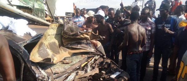 The accident involved a Sprinter passenger vehicle that was headed to Kumasi