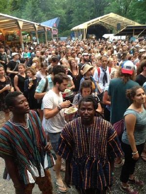 King Ayisoba at B-Sides Festival in Switzerland