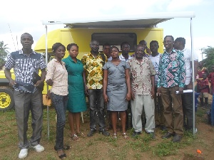 Team of Audiologists-from UEW and Salvation Army Hospital-Agona Duakwa