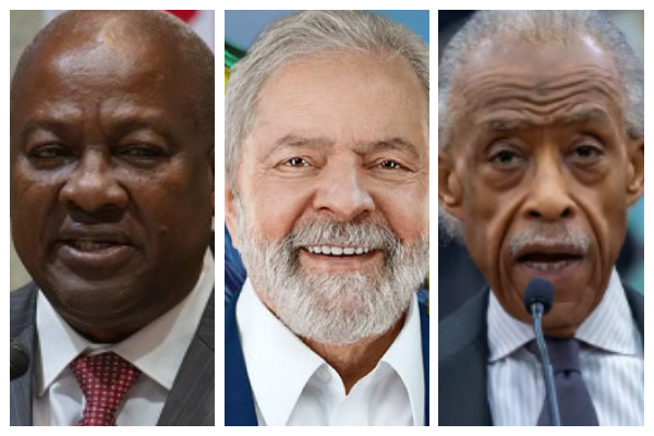 Two global figures who have declared support for Mahama's reparatory justice campaign