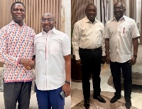 Dr Bawumia received Dr Adutwum and Agyepong at his residence