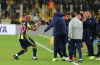 Andre Ayew in celebration mood