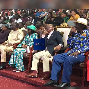 Akufo-Addo, Alan Kyerematen, Kufuor and Nana Konadu spotted at the concert