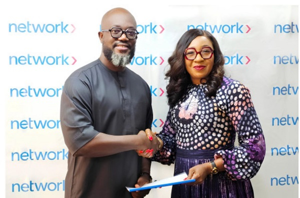 Tenu Awoonor, Founder of Blu Penguin (left) and Chinwe Uzoho of Network International