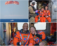 The astronauts have completed a 10-day journey around the moon