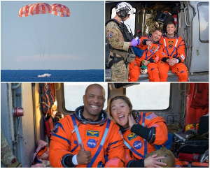 The astronauts have completed a 10-day journey around the moon