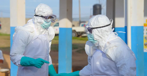Medical staff must wear protective equipment when treating people with Ebola