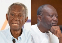 Kwame Pianim (left), Ken Ofori-Atta (right)