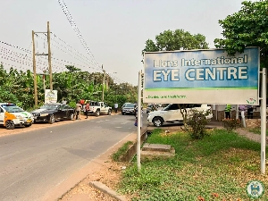 Signage For The Korle Bu Eye Centre