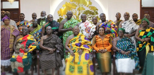 The Eastern Regional House of Chiefs seated with Eastern Regional Minister, Rita Akosua Adjei Awatey