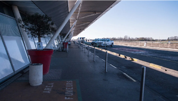 Lille airport in northern France is one of six that were evacuated on October 18, 2023.