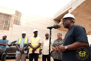 President John Dramani Mahama during the visit