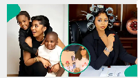 Regina Daniels releases video showing how she celebrated her sons' birthday