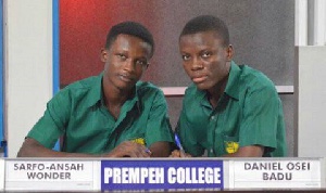 Contestants from the Prempeh college