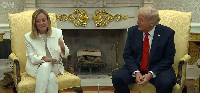 Giorgia Meloni talked to the US president at the G7 summit in Evian in France