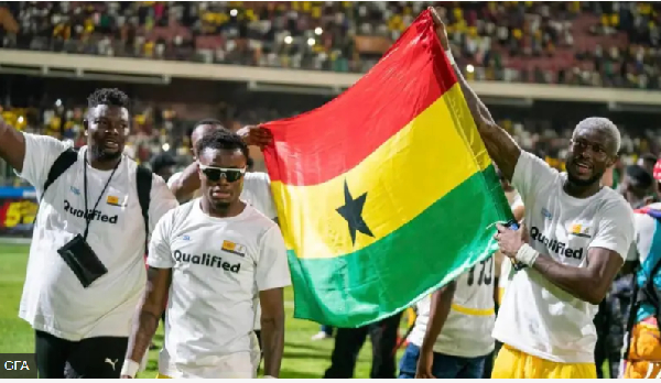 Ghana finish dia group wit 25 points from 10 games; wey dem score 23 games throughout di qualifiers