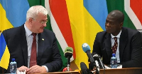 South Africa's Foreign Affairs Minister Ronald Lamola hosted his Ukrainian counterpart Andrii Sybiha