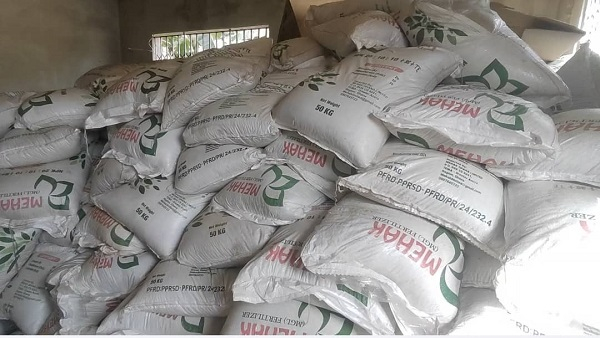 The alleged intercepted government fertilizers