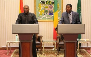 Mahama And President Boni