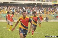Striker Sam Yeboah