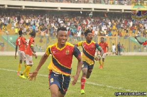 Striker Sam Yeboah