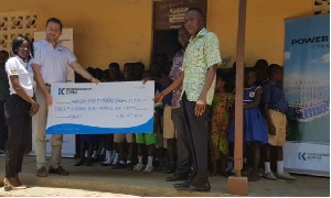 Karpowership Ghana Limited donate to school.