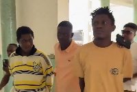 Some of the suspects being led to the court room