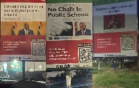 Some of the billboards of Mahama in Accra