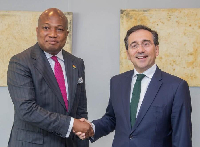 Foreign Affairs Minister Okudzeto Ablakwa met Spanish counterpart, José Manuel Albares Bueno