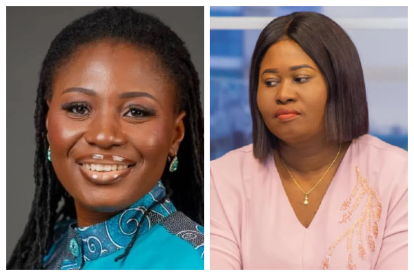 Tabitha Ayillah [L] and Beatrice Annan