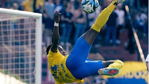 Boateng scored all goals in First Vienna's 3-1 victory at the Hohe Warte Stadium