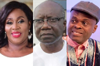 Ex-MASLOC CEO Sedinam Tamakloe, former minister Ofori-Atta and lawyer Martin Kpebu