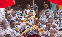 Kwahuhene outdoored and calls on his subjects to unite to develop Kwahu