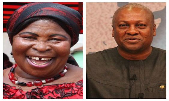 Akua Donkor and President John Mahama