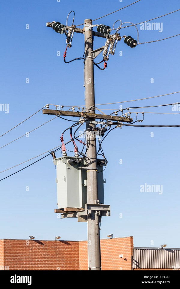 High tension electrical distribution poles