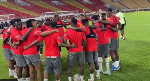 Goals and Passing Drills: Watch how Black Stars are preparing for Angola match