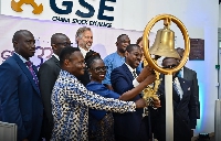 GSE Executive and Invited Dignitaries Ringing the Bell at the GSE 33rd Anniversary