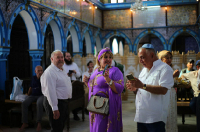 Jewish pilgrims attend an annual pilgrimage at the Ghriba synagogue in the resort of Djerba