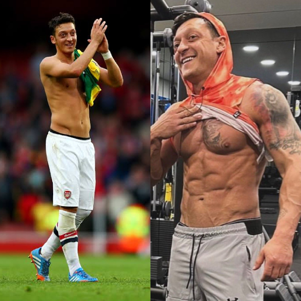 Mesut Ozil’s new insane body physique shocks fans