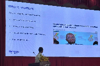 The allegations from Ghana were projected during the workshop